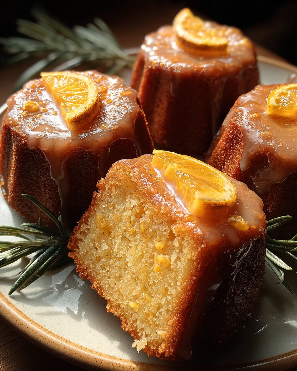 Orange Ginger Honey Cakes