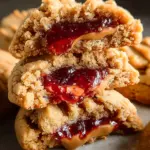 PB&J Stuffed Cookies