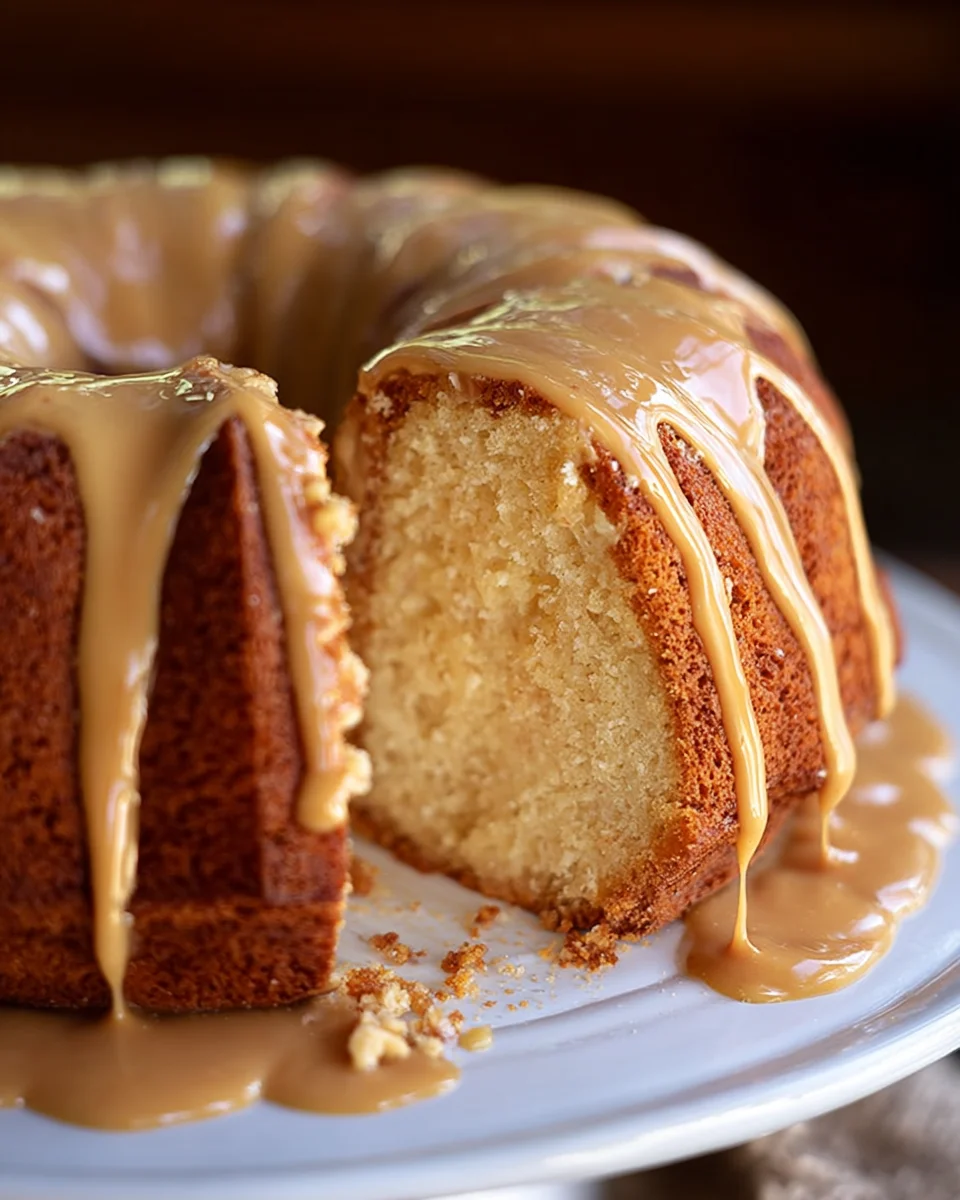 Peanut Butter Cream Pound Cake
