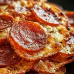 Pepperoni Cheese Crisps