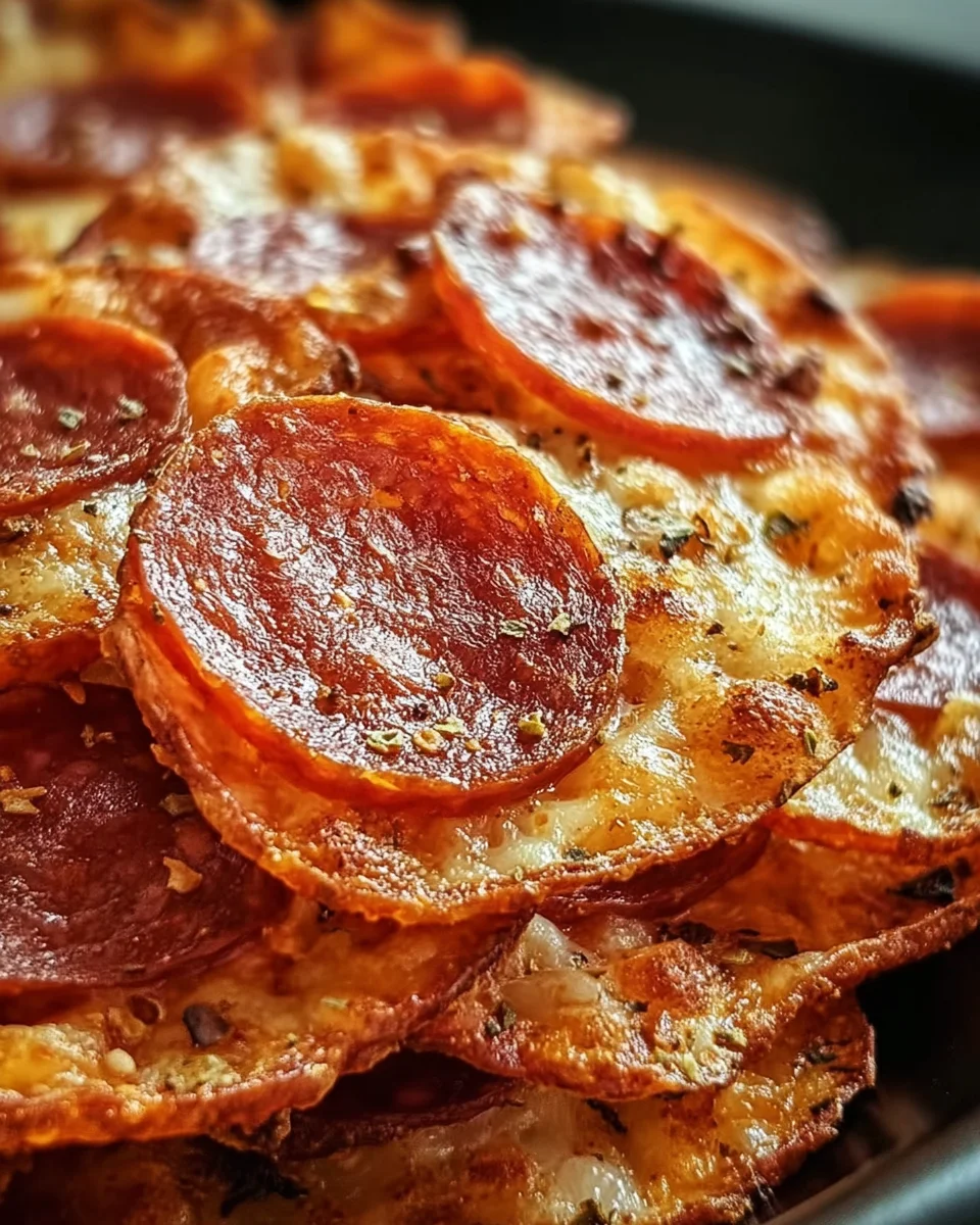 Pepperoni Cheese Crisps