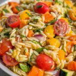 Rainbow Orzo Salad