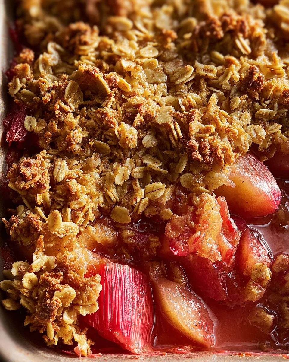 Rhubarb Crisp