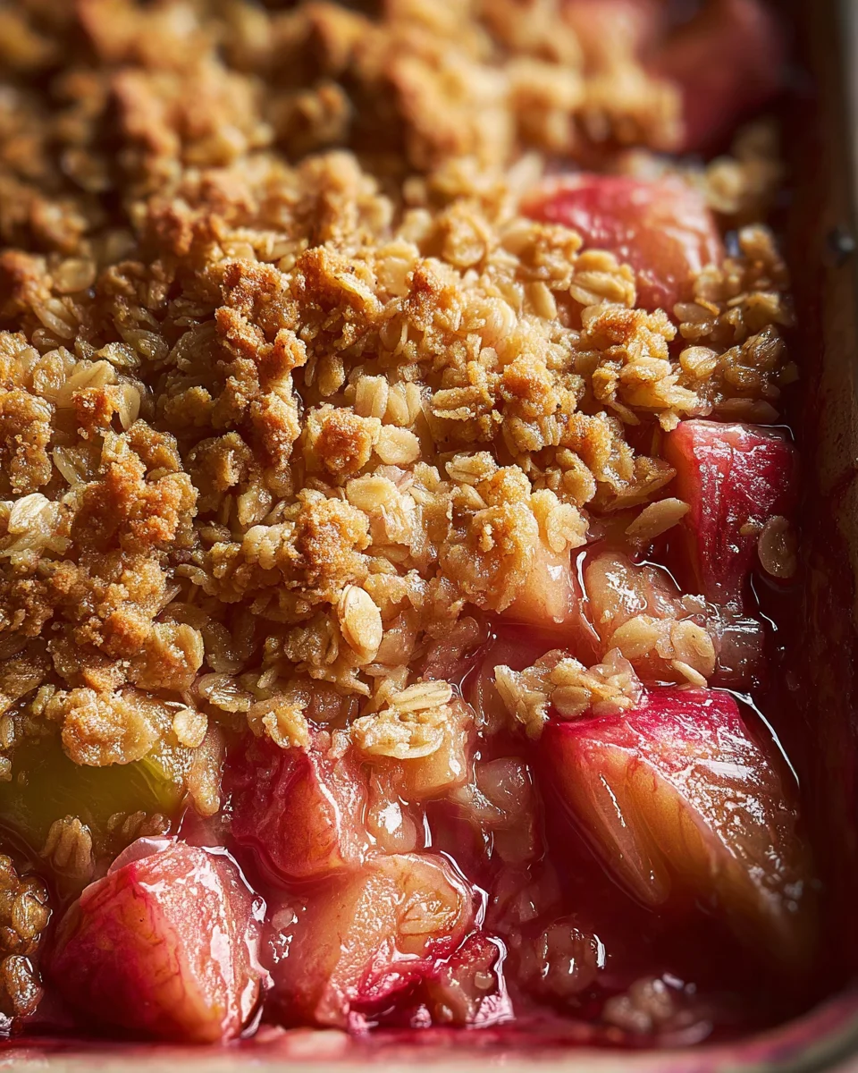 Rhubarb Crisp 17 Rhubarb