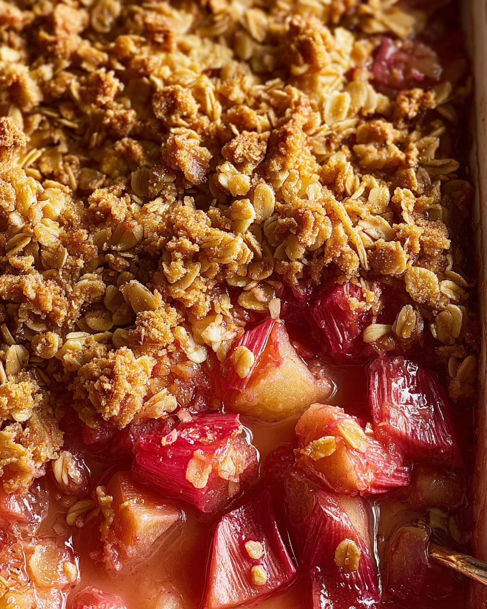 Rhubarb Crisp 18 Rhubarb