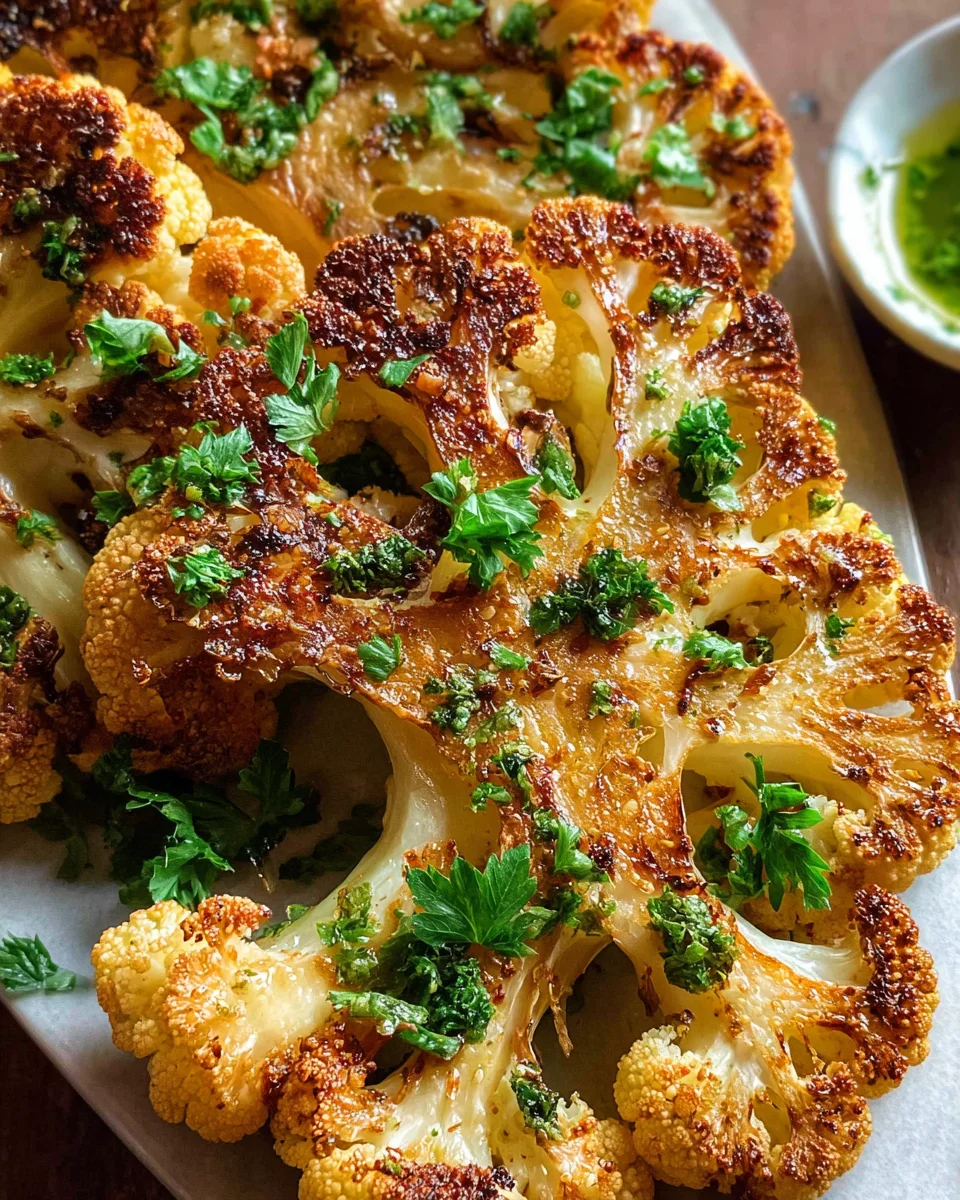 Roasted Cauliflower Steaks
