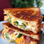 Roasted Jalapeño Popper Grilled Cheese