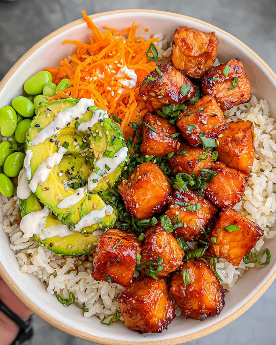 Salmon Teriyaki Bowl