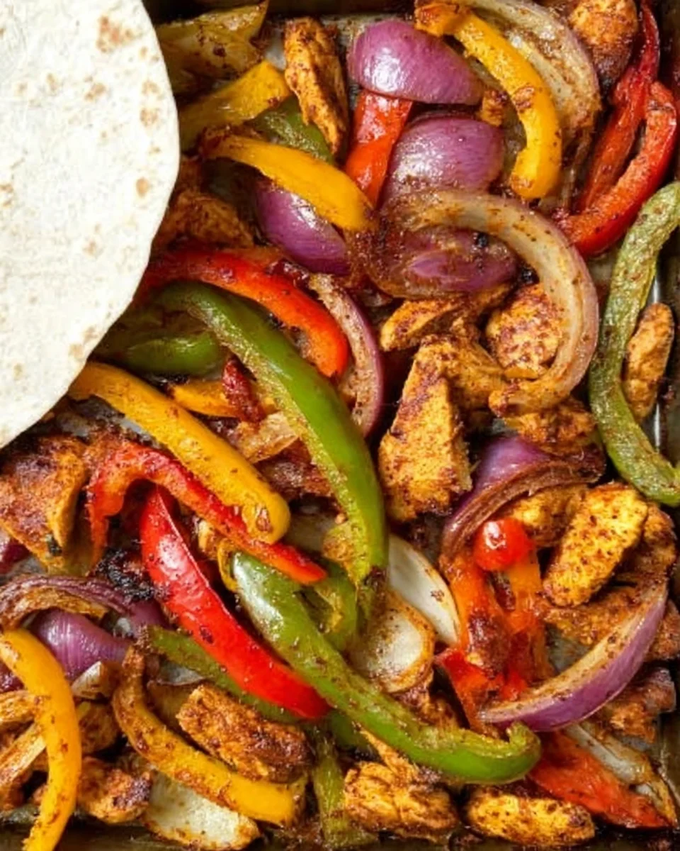 Sheet Pan Chicken Fajitas