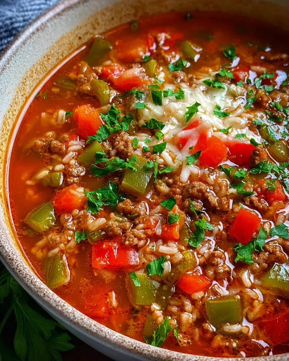 Stuffed Pepper Soup