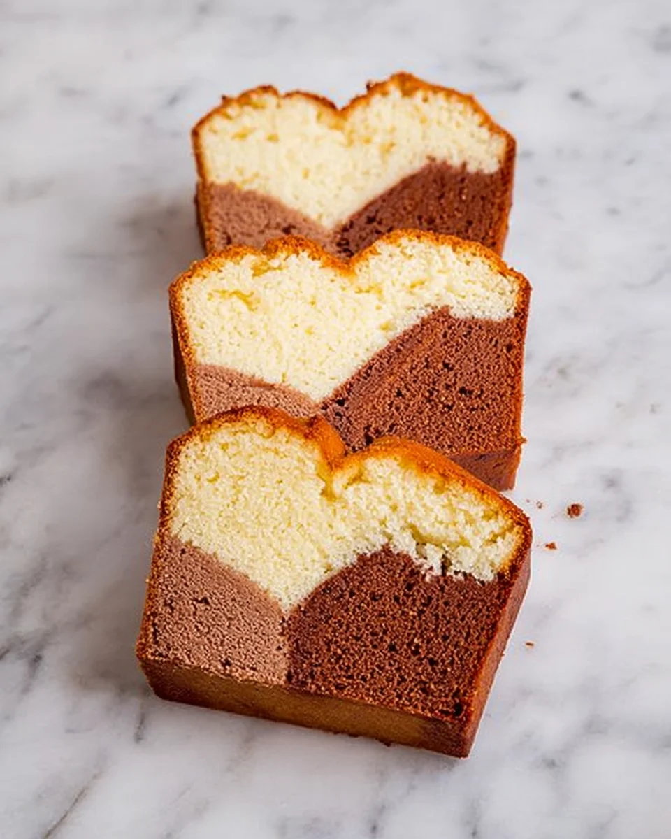 Three Layer Pound Cake