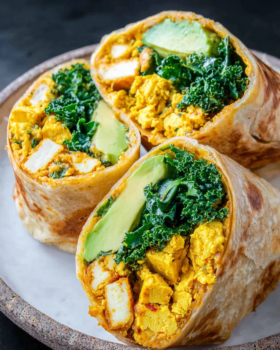 Tofu Scramble Wrap
