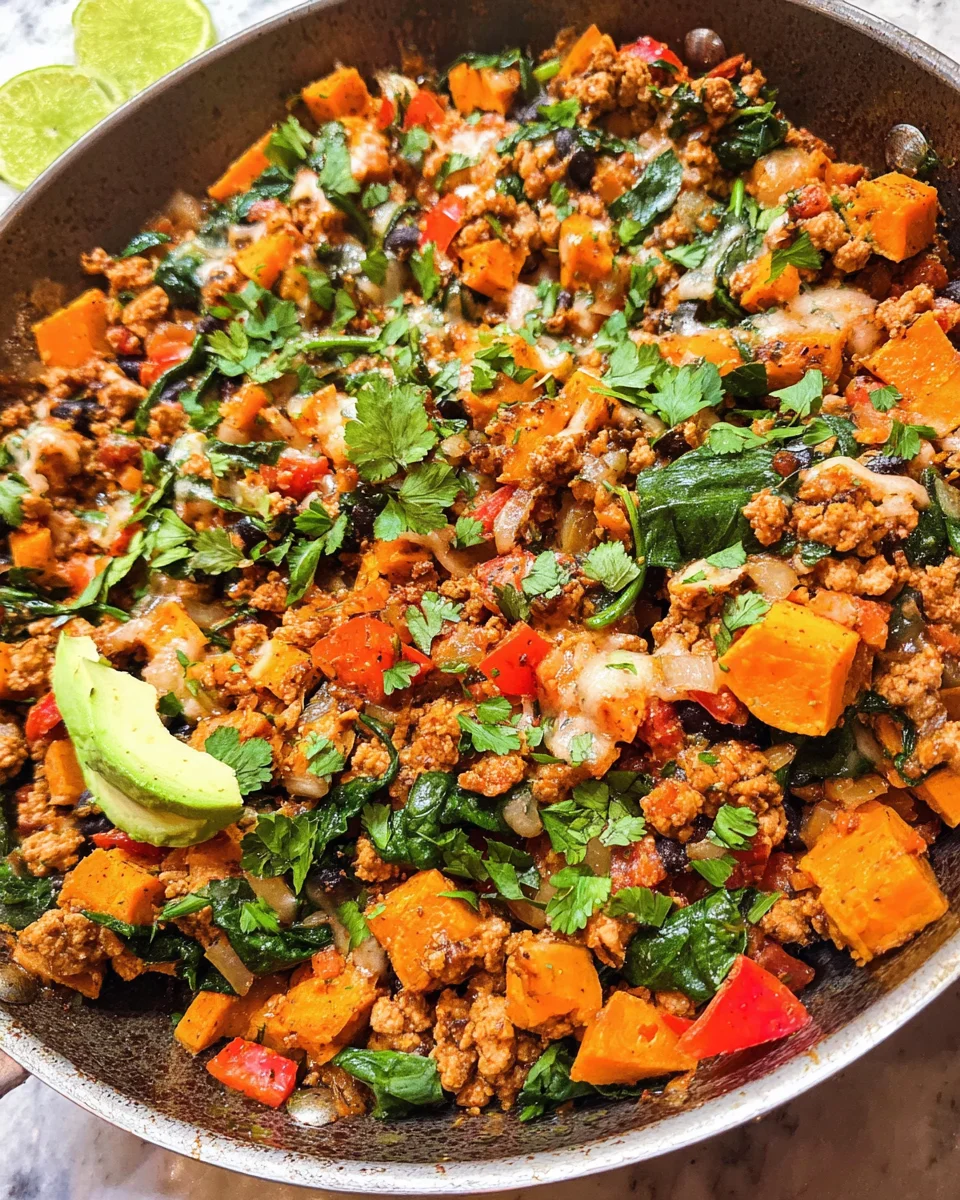 Turkey Sweet Potato Skillet