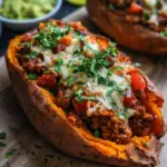 Turkey Taco Stuffed Sweet Potatoes