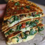Vegan Spinach Quesadillas