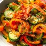 Viral Cucumber Pepper Salad