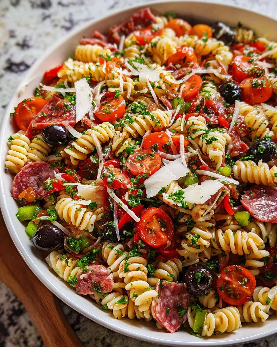 Zesty Italian Pasta Salad